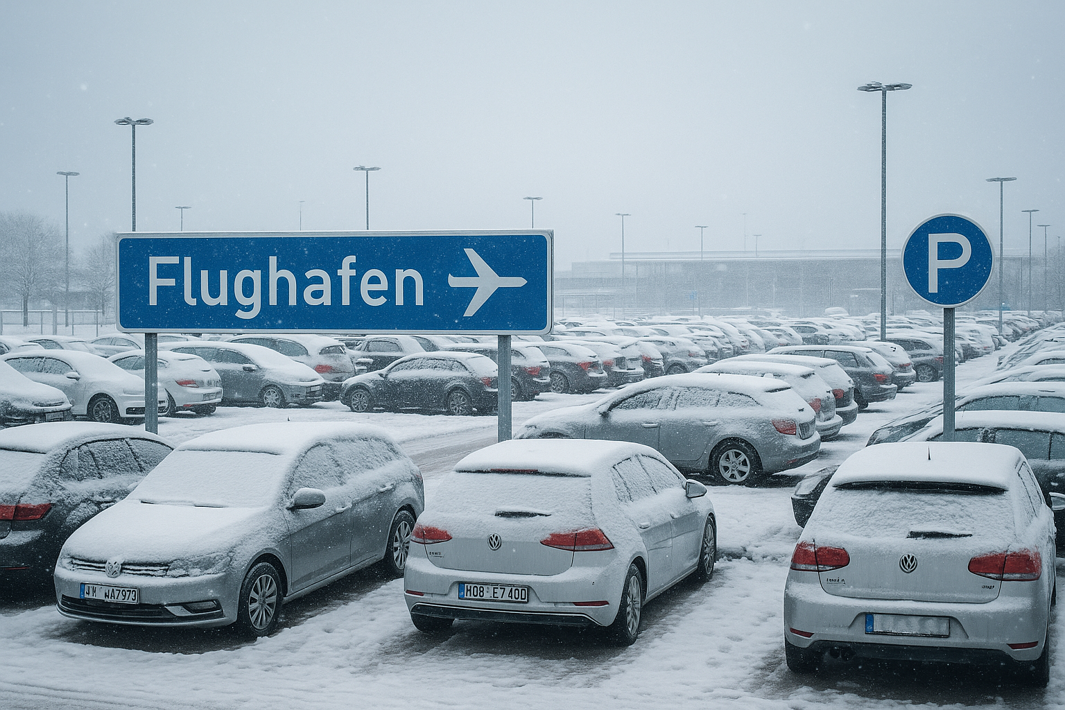 Parken im Winter